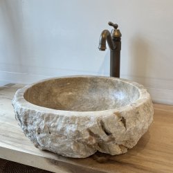 HNDVASK NATURSTEN ONYX - HVID/BACHE