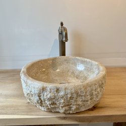 Hndvask natursten Onyx - BACHE/HVID NUANCER