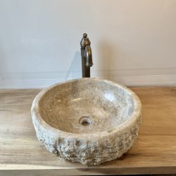 Hndvask natursten Onyx - BACHE/HVID NUANCER