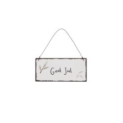 Metalskilt God Jul - Ib Laursen
