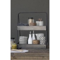 2 etagers metal bakke m hndtag