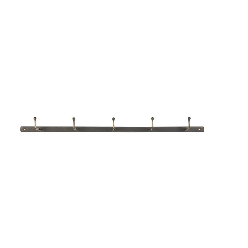 Knagerkke m/5 knager - Sort