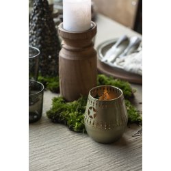 Lygte t/fyrfadslys stjernemnster - Ib Laursen