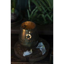 Lygte t/fyrfadslys stjernemnster - Ib Laursen