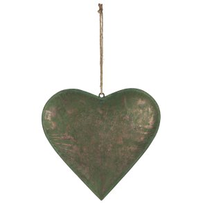 Hjerte til ophng med jutesnor - Ib Laursen