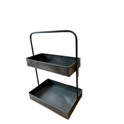 2 etagers metal bakke m hndtag