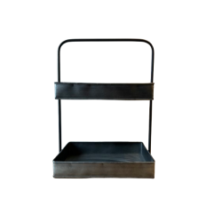 2 etagers metal bakke m hndtag