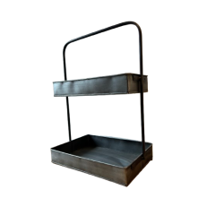2 etagers metal bakke m hndtag