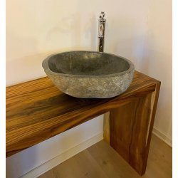 Bordst i Suartr 100 cm med hollandsk samling m hylde - Pris: 3.000 kr.