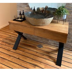 OPSTNING AF NATURSTENS HNDVASKE - Flodstens