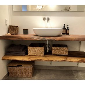 2 Massive plankeborder i Suartr + vinkelbeslag