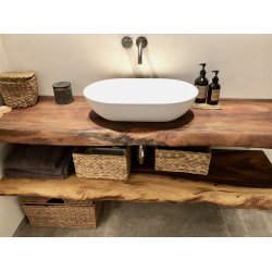 2 Massive plankeborder i Suartr + vinkelbeslag