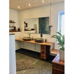 OPSTNING AF 2 NATURSTENS HNDVASKE + S-Hylde i Suartr