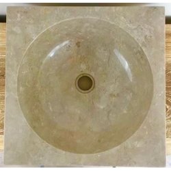 Hndvask marmor Brunlig nuancer