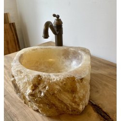 HNDVASK NATURSTEN ONYX - BACHE/HVID