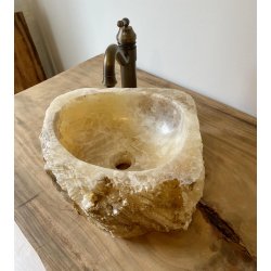 HNDVASK NATURSTEN ONYX - BACHE/HVID