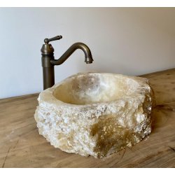 HNDVASK NATURSTEN ONYX - BACHE/HVID