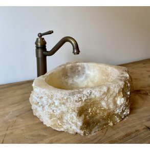 HNDVASK NATURSTEN ONYX - BACHE/HVID