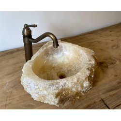 HNDVASK NATURSTEN ONYX - BACHE/HVID