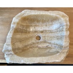 HNDVASK NATURSTEN ONYX - BACHE/HVID NUANCER