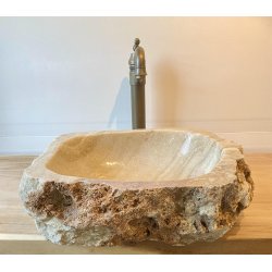 Hndvask natursten Onyx - BACHE/HVID/Brun/rd NUANCER