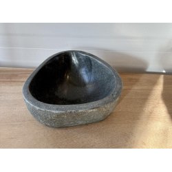 Skl i Flodsten Sort/Gr