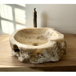 HNDVASK NATURSTEN ONYX - BACHE/HVID