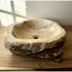 HNDVASK NATURSTEN ONYX - BACHE/HVID
