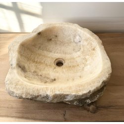 HNDVASK NATURSTEN ONYX - BACHE/HVID