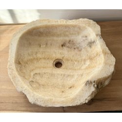 HNDVASK NATURSTEN ONYX - BACHE/HVID