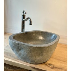 Hndvask flodsten - Gr