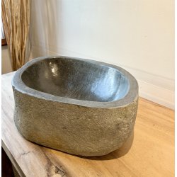 Hndvask flodsten - Gr