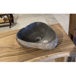 HNDVASKE FLODSTEN - Gr/Sort/Brun