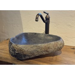 HNDVASKE FLODSTEN - Gr/Sort/Brun