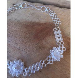 Armbnd Slv med Blomster 