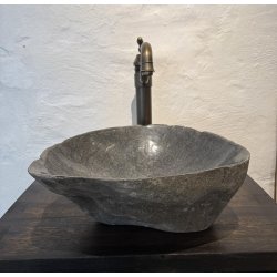 Hndvask flodsten SORT/GR