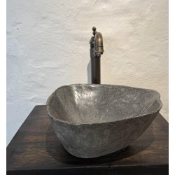 Hndvask flodsten SORT/GR