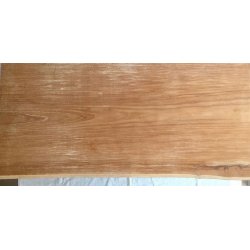 Bordplade Teaktr - Uden stav limninger - Kun afhentning i showroom/butikken - Pris: 5.500 kr.