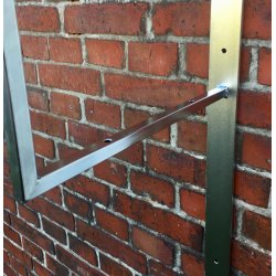 Vinkelbeslag i rustfrit stl - Et st af 2 stk. 