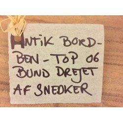 Antik lysestage - Farve Concrete