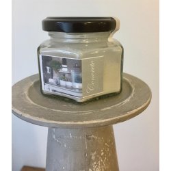 Antik lysestage - Farve Concrete