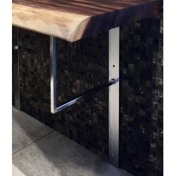 Vinkelbeslag i rustfrit stl - Et st af 2 stk. 