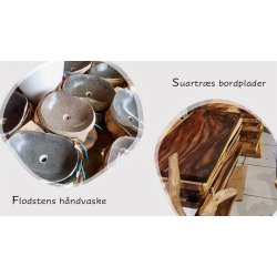 Nye naturstens hndvaske og plankebord i Suartr 2025