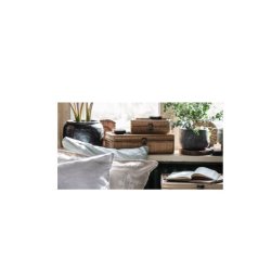 Smykkeskrin med 6 rum og glaslg